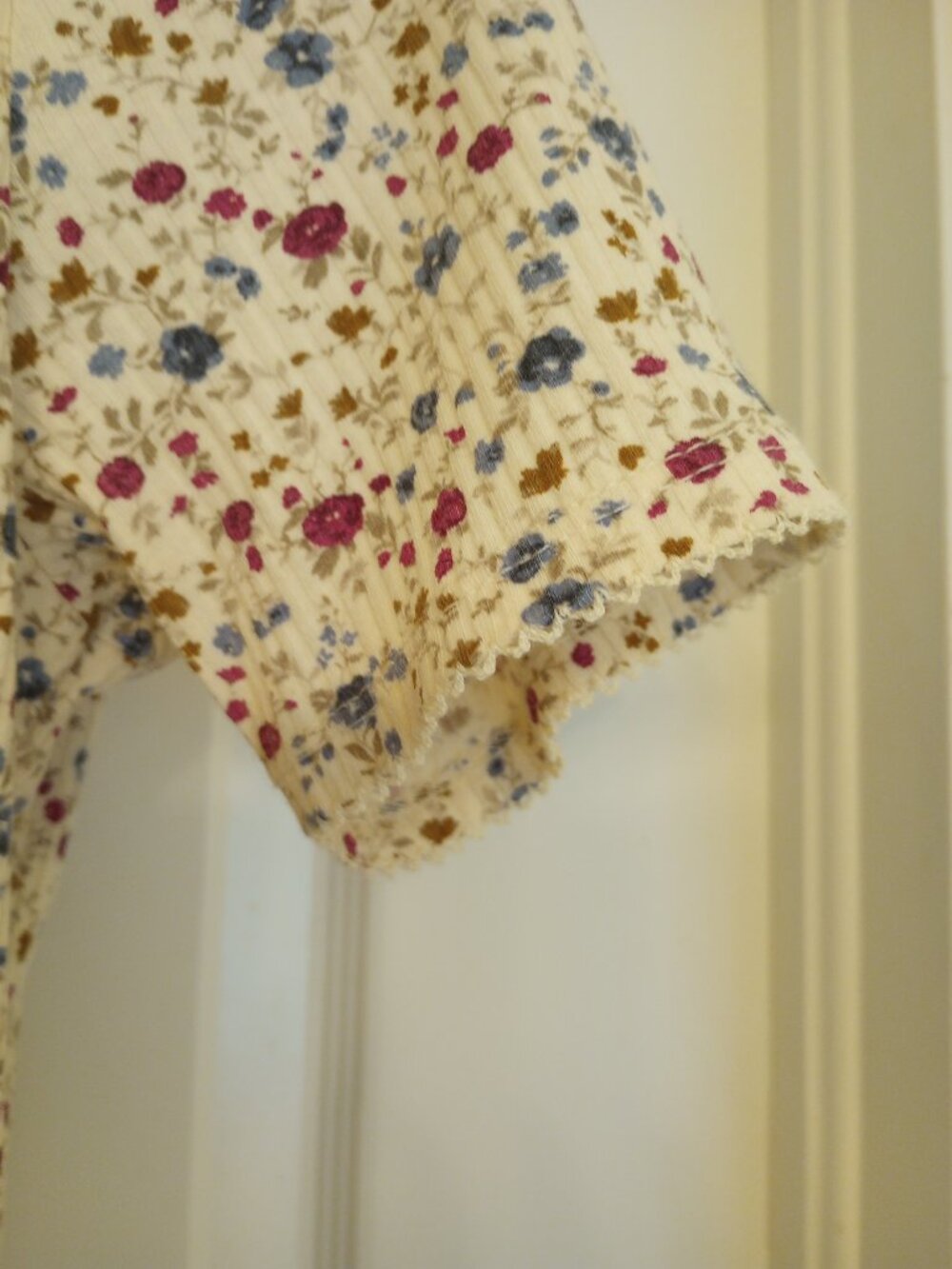 Sezane Reversible Floral T Shirt Top - Picture 12 of 13